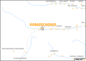 map of Rinderschinken