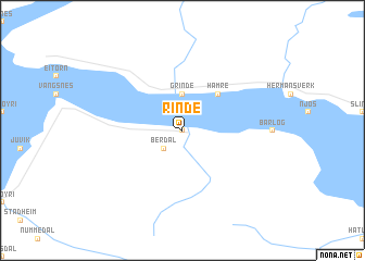 map of Rinde