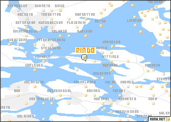 map of Rindö