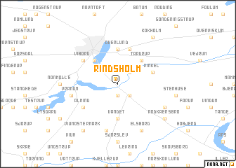 map of Rindsholm