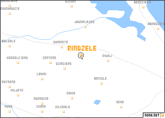 map of Rindzele