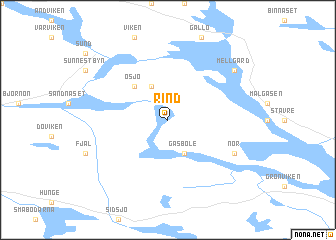 map of Rind