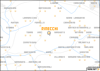 map of Rinecchi