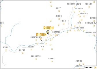 map of Rīneh