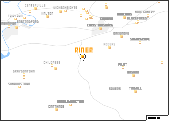 map of Riner