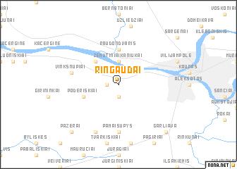 map of Ringaudai