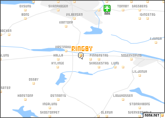 map of Ringby