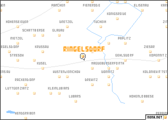 map of Ringelsdorf