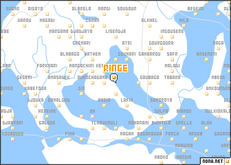 map of Ringé