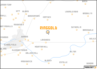 map of Ringgold