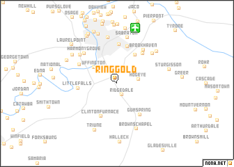 map of Ringgold