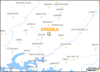 map of Ringgold