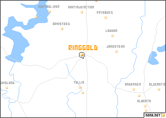 map of Ringgold
