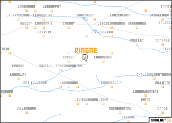 map of Ringné