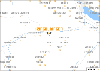 map of Ringoldingen