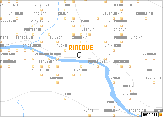 map of Ringovė