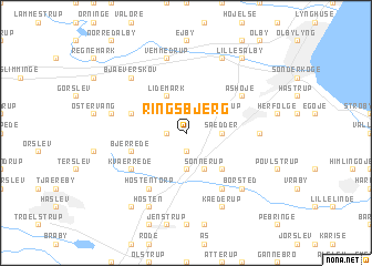 map of Ringsbjerg