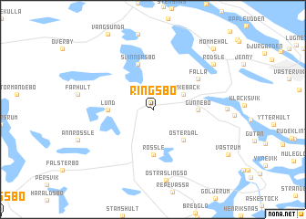 map of Ringsbo