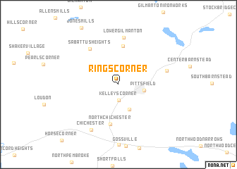 map of Rings Corner