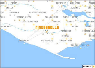 map of Ringsebølle