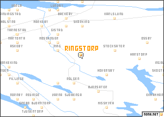 map of Ringstorp
