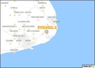 map of Ringwould