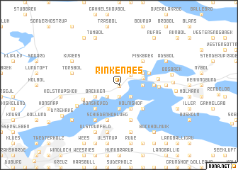 map of Rinkenæs