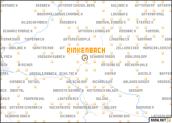 map of Rinkenbach