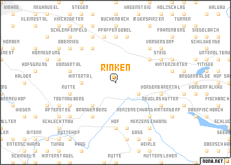 map of Rinken