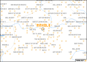 map of Rinkole