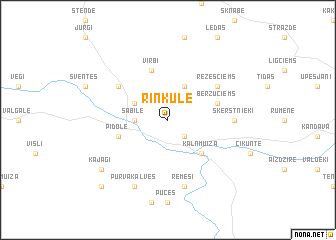 map of Rinkule