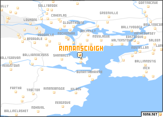 map of Rinn an Scidígh