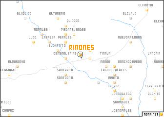 map of Riñones