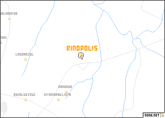 map of Rinópolis