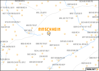 map of Rinschheim