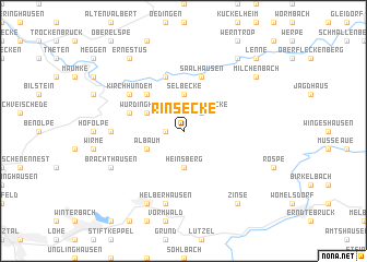 map of Rinsecke