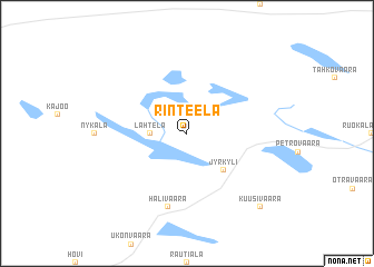 map of Rinteelä