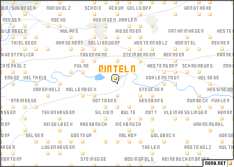 map of Rinteln