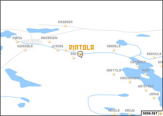 map of Rintola