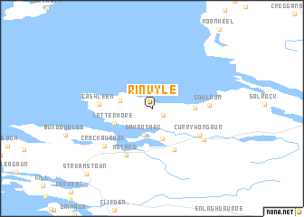 map of Rinvyle