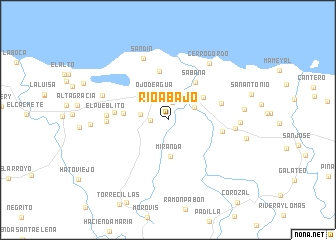 map of Rio Abajo