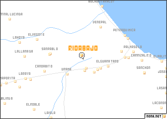 map of Río Abajo