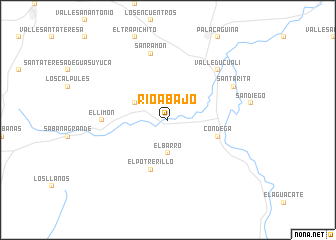 map of Río Abajo