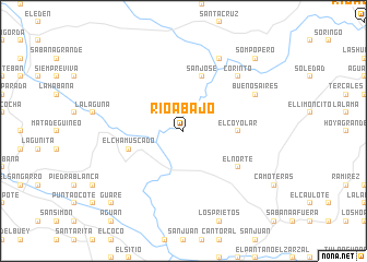 map of Río Abajo