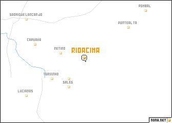 map of Rio Acima
