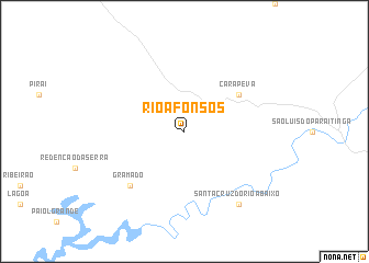 map of Rio Afonsos