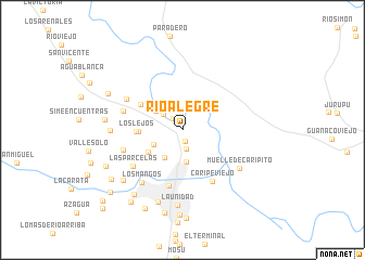 map of Río Alegre