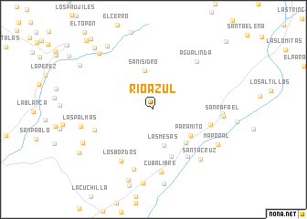 map of Río Azul