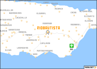 map of Río Bautista