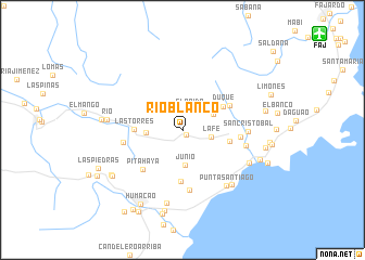 map of Rio Blanco